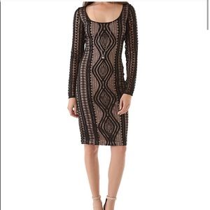 BCBGMaxAzria black lace dress